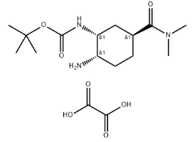 Tert - butyl [(1r, 2s, 5s) -2-amino-5-[(dimethylamino) कार्बोनिल] cyclohexyl] carbamate ऑक्सालेट CAS No.:1210348-34-7